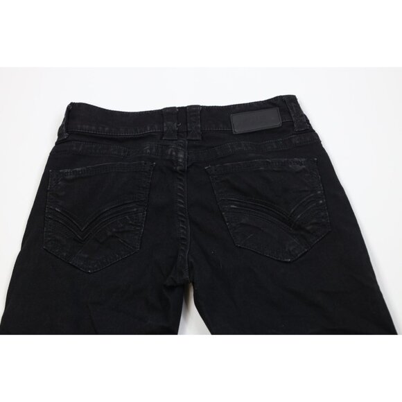 Buckle Black Mens 29x32 Faded Thick Stitch Fit No 9 Straight Leg Denim Jeans - Picture 9 of 12